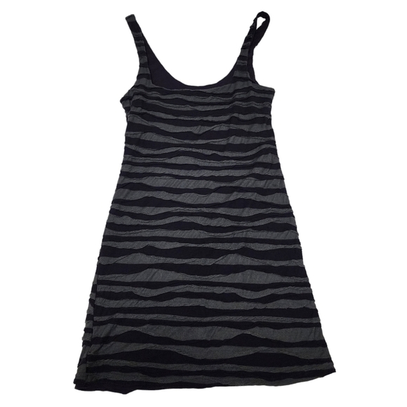 Free People Distressed Cloth Striped Sleeveless Dress Size M - Picture 6 of 12